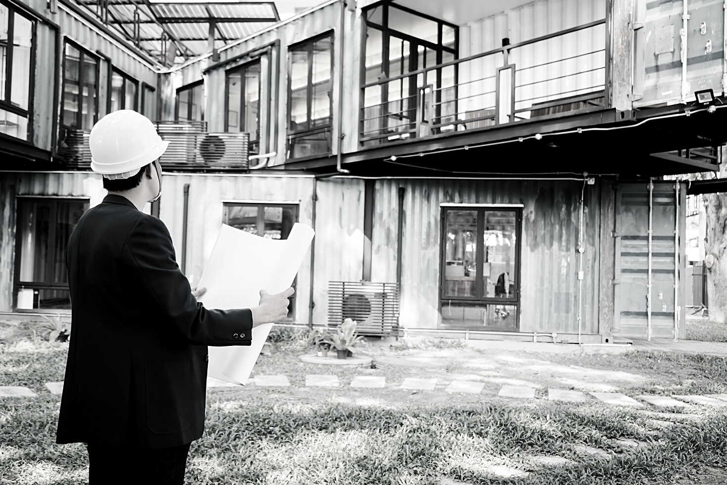 Architect or Engineer Visualizing the Blueprint